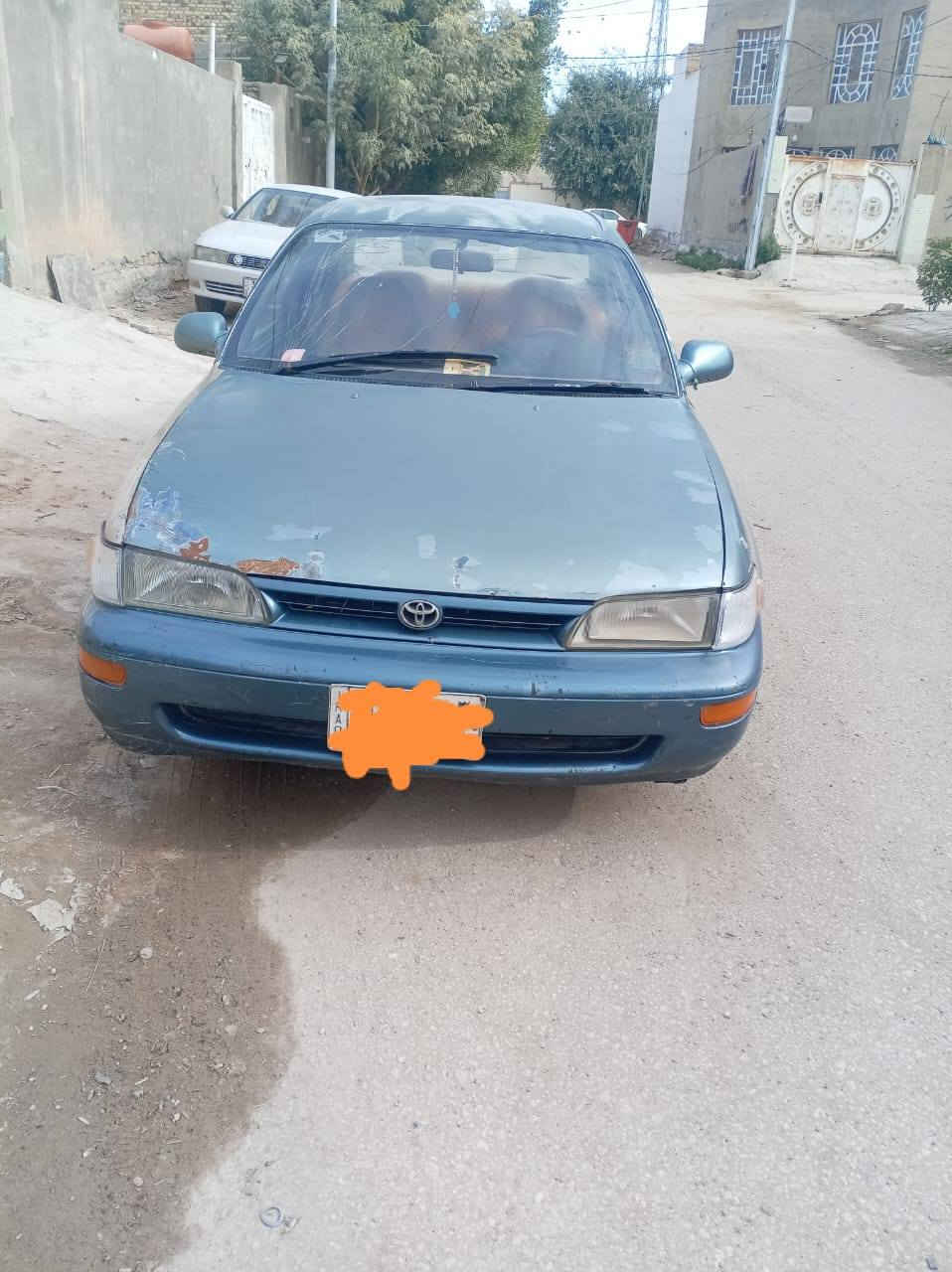 كورلا ١٩٩٣ مكفوله  كير مكينه حداديه  ومكفوله من الضربه القويه ثانويه ساقطه. مكانه النجف ناحية العباسيه ? السعر ٤٨
***********
