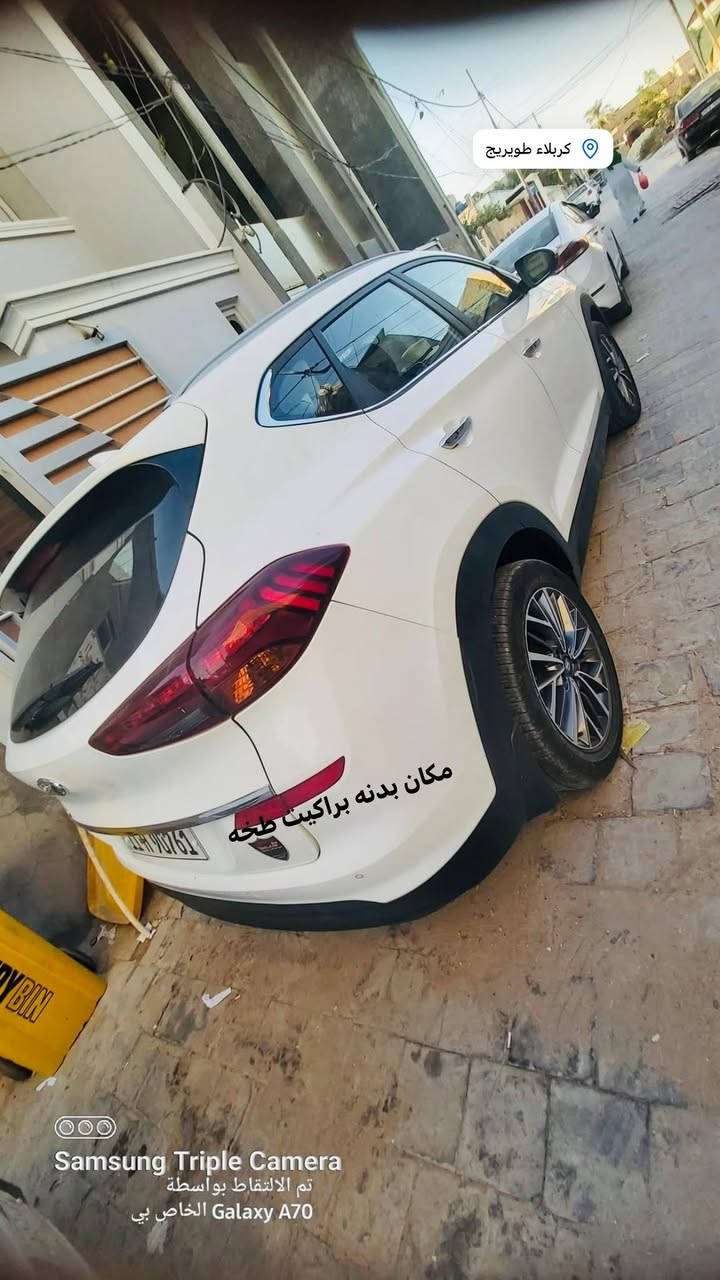 مرحبا توكسان خليجي 2020 ماشيه 75 اصل كير مكينه حداديه بعده شركه تخم تاير جديد دواخل جدا نظيف رقم بغداد انكليزي  بأسمي وهزه وسنويه 2030 باب الصدر مفتوح موضح منشور نفسه راجع بارد موضح + بارد باب خلفي + فايبر كلاس قبق جنطه موضح + طخه بسيطه براكيت بدنه سعر 200$مجال جدا بسيط مكان سياره كربلاء هـ ***********
