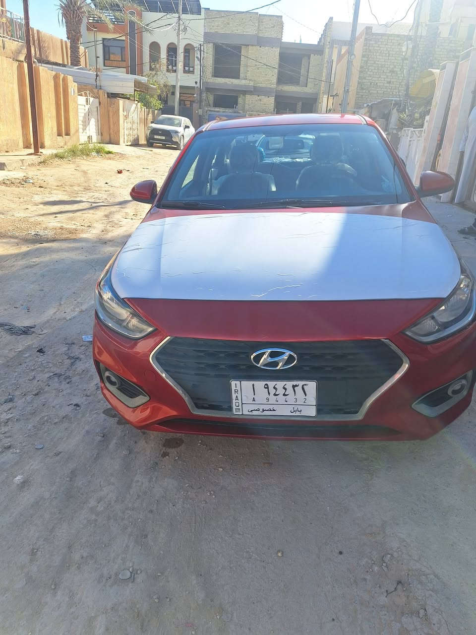 متاح سياره اكسنت ٢٠١٨ وارد امريكي حادثه فقط خشم البنيد ومصبوغ  وباقي السياره مكفوله من الصبغ وللضربه بدون بدنه ولالغد ولاشواصي وكله ليبل واحد مكفوله من كير ومحرك GDI جديد بلادي وحداديه وتبريد فقط غاز ورقمه بابل بأسمي وسعره ١١٦ وبيه مجال وللاستفسار *********** واعتذر لا اتواجد على النت فقط اتصال ومكاني الحله البكرلي الاولى وممنون منكم
