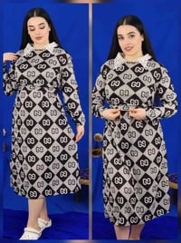 جملة فقط   جديد فابلو 💥💥💥  فستان نسائي  الخامة: كريب  القياس : Xl    X...