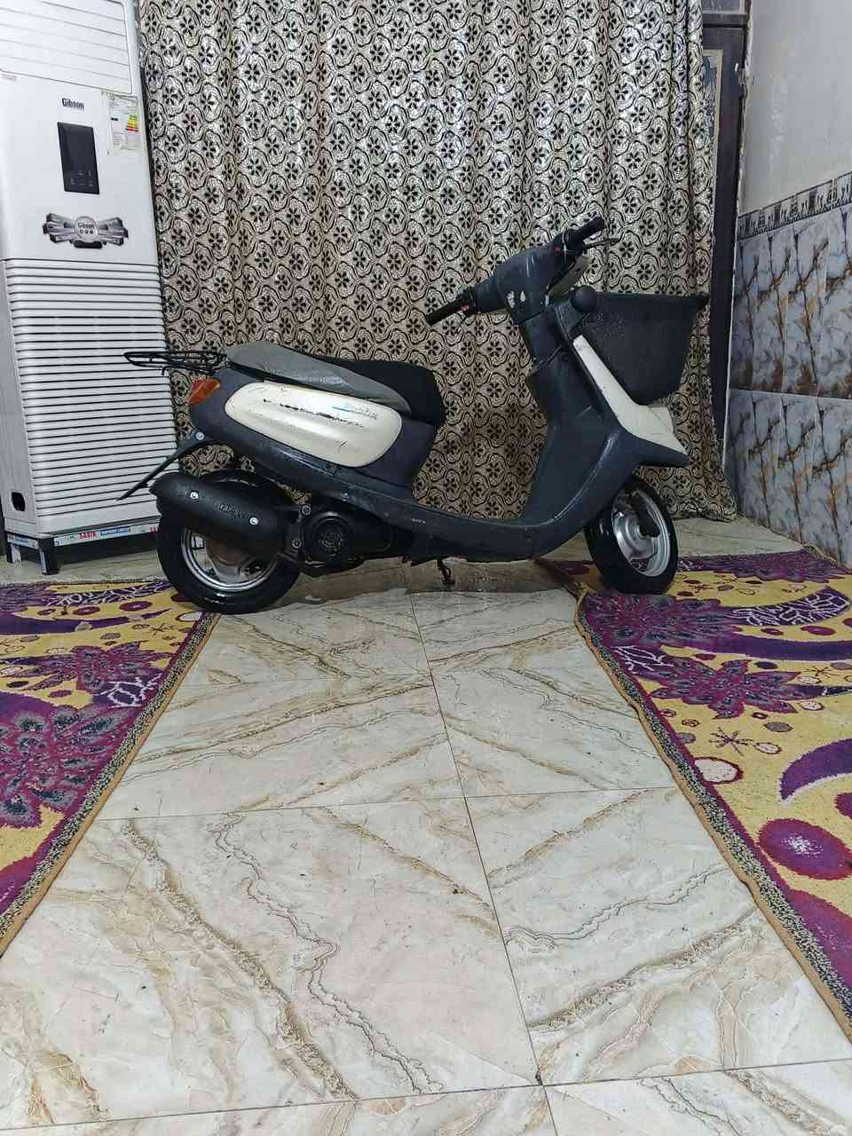 السلام عليكم دراجه منغولي موديل 2003كهربائياته كله شغاله سلف هندر ما مفتوحه سعر 400مكان كربلاء حي العامل الاتصال عل رقم ***********
