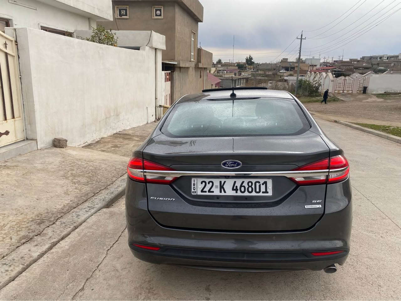 فورد فیوجن 2017 
فول مواسفات 
سلایت 
بصمه 
شاشە گەورە 
گیر ماوص 
کوشن جلد 
کوشن کارەب 
کوشن خسن 
کوشن هیتر 
تبرد مرکزی 
پیش و پشت کامیرە و حساس 
بریک بصمه 
رقم سنوی نوی 
سئ پارجه سبوغ بئ ژوەئ بئ ایرباگ 
مکینە 15 توربۆ کرانەوە بەشەرت
*********** أربيل, العراق
