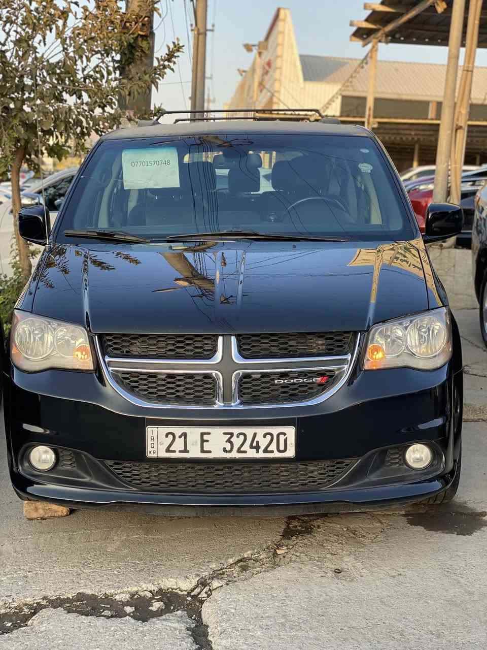 دوج كرفان موديل 2019
✅مواصفات SXT
✅بيبان كهرباء 
✅جنطة كهرباء 
✅داخل اسود +اصفر 
✅كشنات جلد 
✅تشغيل عن بعد 
✅شاشة 
✅كاميرة 
✅نضام ECO
بس الدعامية المامي صبخ بدون دواخل بدون ايرباك بدون حادث  
السيارة  مثل الصورة  بدون نقص و جاهز و نضيف 
سنوية جديد لوحة جديد هزة جديدة 
حدادية تخم تاير جديدة 
گير محرك شرط ما مفتوح 
للاستفسار السعر 
مكان السيارة سليمانية 
***********
