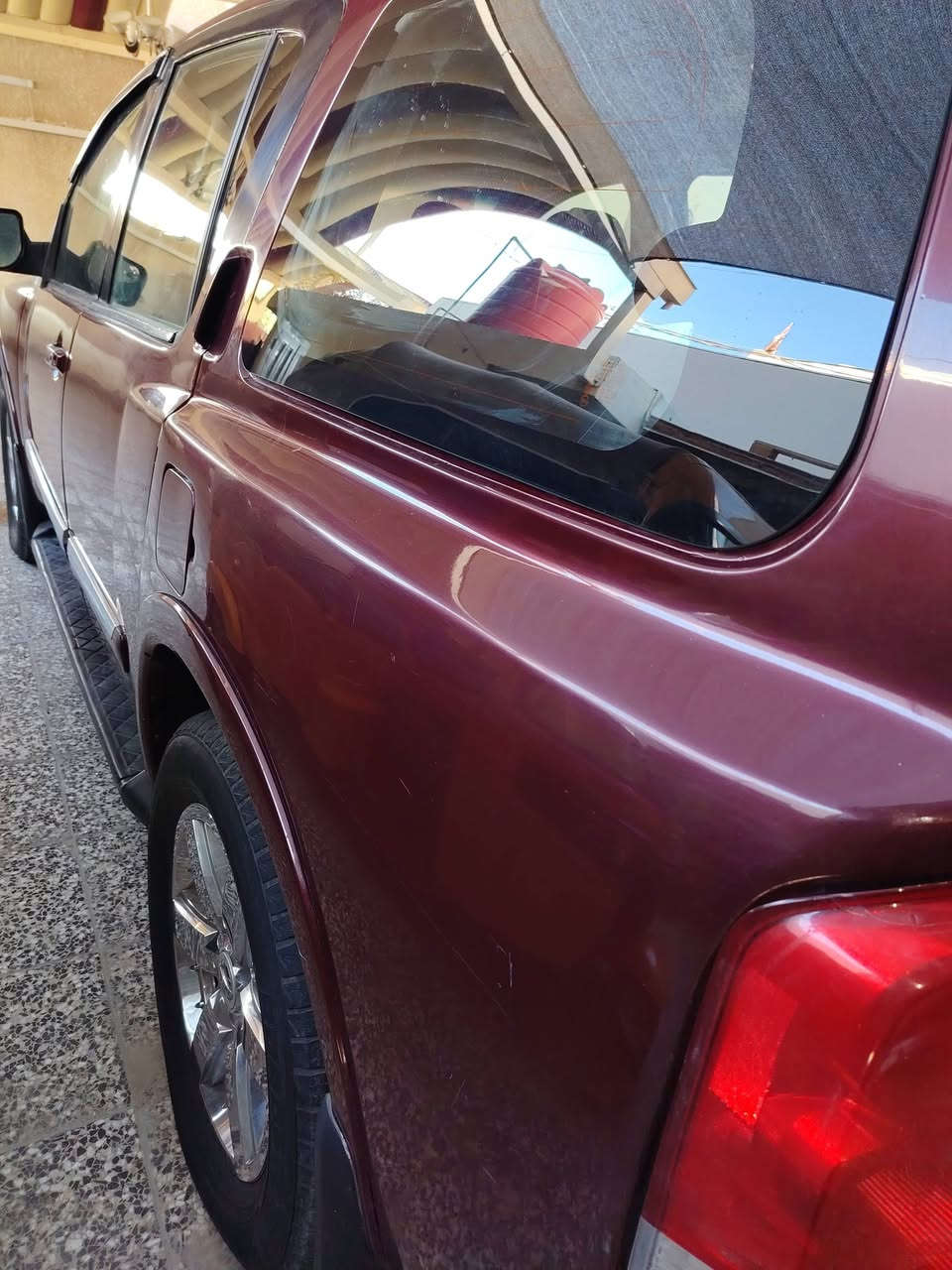 سلام عليكم
نيسان ارمادا بلاتنيوم ٢٠١٠

تم تنزيل السعر مستعجل على البيع 

90$ورقه

وارد أمريكا ضربتها كلش خفيفه بالتكمه الي فوك السائق مسافه قليله فقط الباقي مابيها شي 

السياره مصبوغه عام جاهزه تبريد ثلاث قطع السياراة جاهزه وترايك للبصره شغل وطلع  صرف البانزين ممتاز محرك كير ممتاز صدر امامي خلفي ممتاز تخم تاير حجم ٢٠ بلادي

 كشنات جلد كهرباء السيارة فول مواصفات 

السعر 90$ ورقه  وبيها مجال 

#مكان بغداد العبيدي 

رقم الهاتف 

***********

@إشارة
