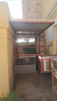 سقيفة ستوتة • ميز حديد • جديد