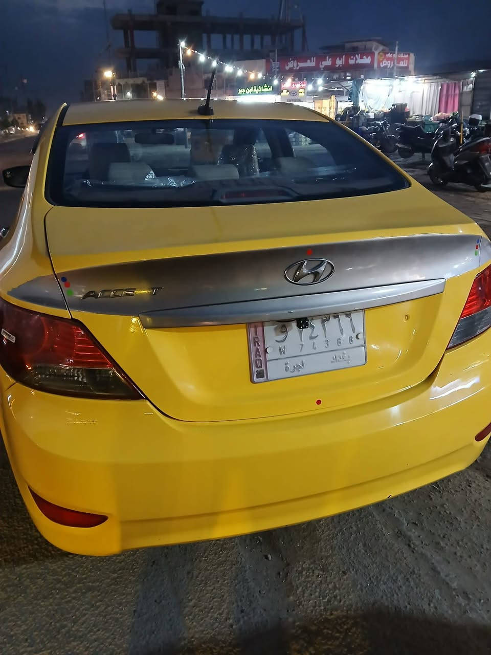 السلام عليكم  اكسنت موديل 2014مكينه 1600السيارة حادثه جاملغ وبنيد السيارة جاهزة من كلشي كبل للشارع بسمي السعر 86 وبي مجال بسيط رقم الهاتف ***********
