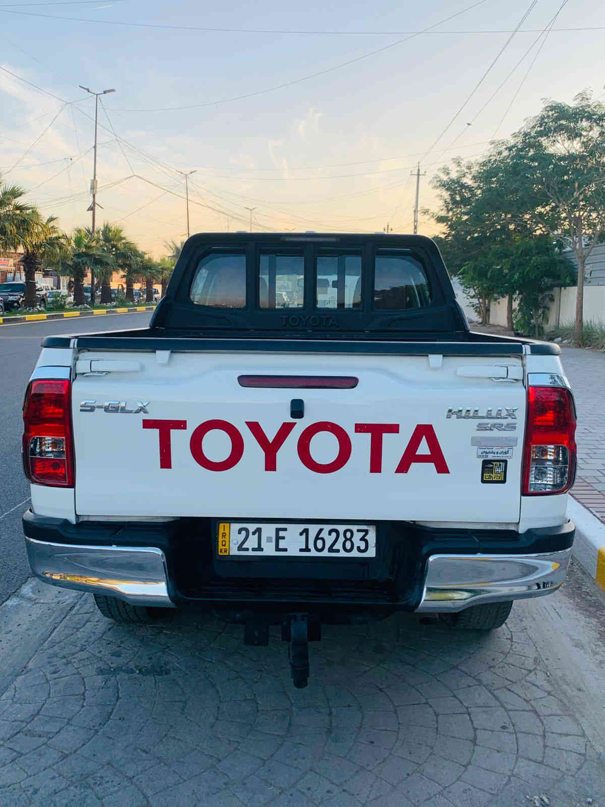 سلام عليكم بيكم هايلوكس لبيع
موديل (20) مكفوله من التبديل والصبغ فقط 
ماشيه «112» فور ويل ساز 
رقم السليمانيه ﴿21﴾ بأسم عربي بغداد 
سنويه لغايه 2030 + هزه نهايت 2026
بيه بس بنيد مفتوح براغي فقط 
كير اوتماتيك +تبريد قطعتين 
شاشه كبيره + اشاير بلمري 
تحكم  ستيرن جهتين 
درع امام ± هوك خلفي 
كامره خلفيه +6 سماعات
مكان سياره بغداد سعر$ ﴿﴿ 288﴾﴾ بيه مجال قليل 
هاتف ☎️(***********) بيه سونار المدلاوي
