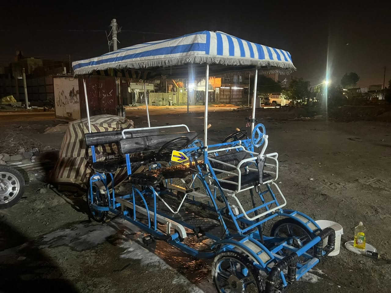 سلام عليكم بايسكل حدائق اجره لبيع مكان البصره لي يفيده يتصل ع هاذ رقم ***********
