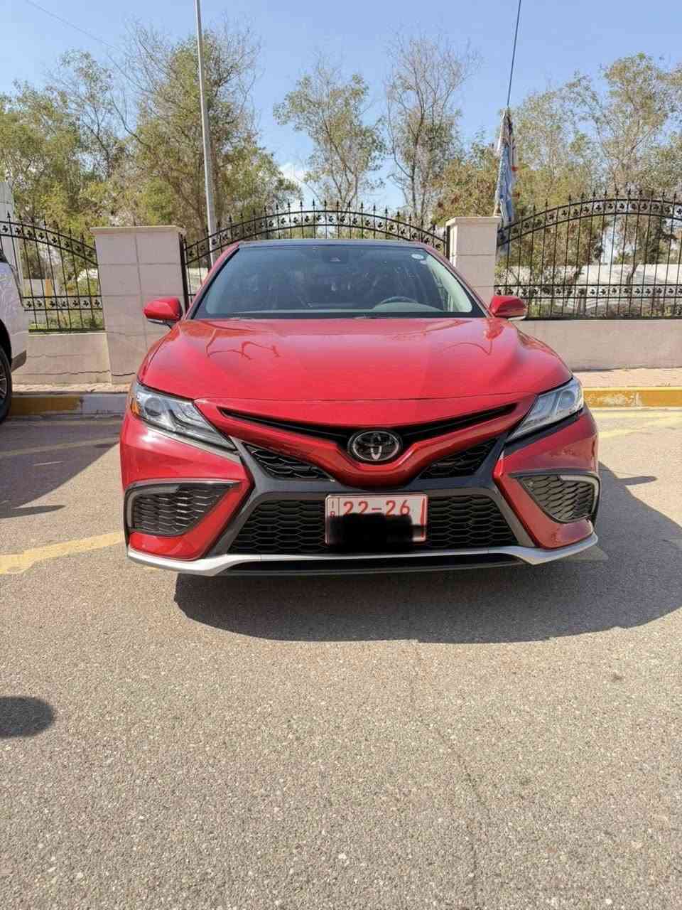 كامري ٢٠٢٤
مواصفات XSE
بدون رقم كاتي تترقم محافظات شمالية فقط
مواصفاتها معروفة 
بانوراما
شاشة كبيرة
بصمة
كشنات هيتر
 و الخ
ضررها جاملغ امامي سكن صبغ
وجاملغ خلفي سكن تعديل بارد
صور الضرر مرفق بالمنشور 
سيارة احلى من الصور 
مكان السيارة كركوك
للاستفسار عن السعر
الاتصال 
***********
***********
