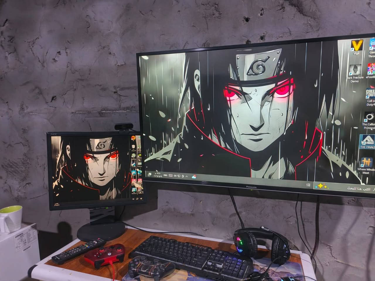 المواصفات:
🔹 المعالج: AMD Ryzen 3 3200G
🔹 كرت الشاشة: Radeon Vega Graphics (مدمج)
🔹 الرام: 16GB RAM
🔹 النظام: Windows 10 Pro 64bit
🔹 DirectX 12
🎮 الأداء:
يشغل Warzone طبيعي 👍
يشغل هواي ألعاب بدون مشاكل
مناسب ألعاب أونلاين ورعب وألعاب متوسطة
💰 السعر: 500 ألف وقابل للتفاوض
🚚 يوجد توصيل
📍 المكان: بابل
📞 رقم التواصل:
***********
ملاحضه:الشاشه الجبيره مو وياها فقط الصغيره و وياها يده بلي فور
