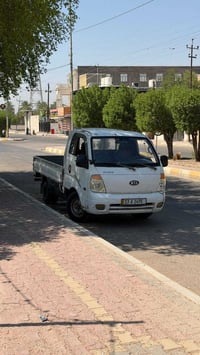 للبيع مستعجل  كيا بنكو حمل  2007 الرقم الجديد إنكليزي  مصفره غرامات وض...