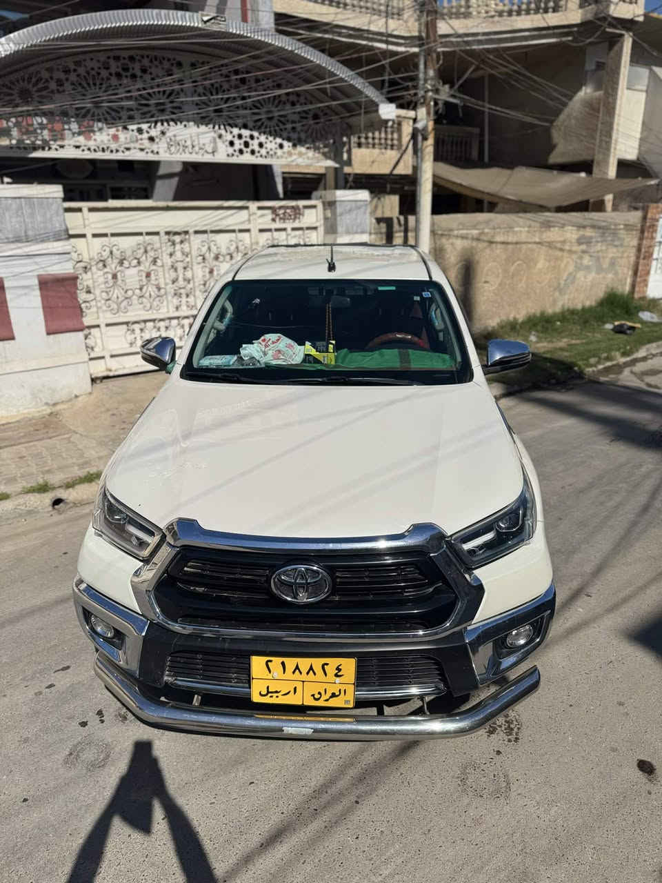 هايلوكس للبيع
موديل 2021
مكفوله فقط بيها طخه شبر بالجاملغ الخلفي بارد
رقم اربيل
السعر/310$بيهامجال بسيط 
***********
