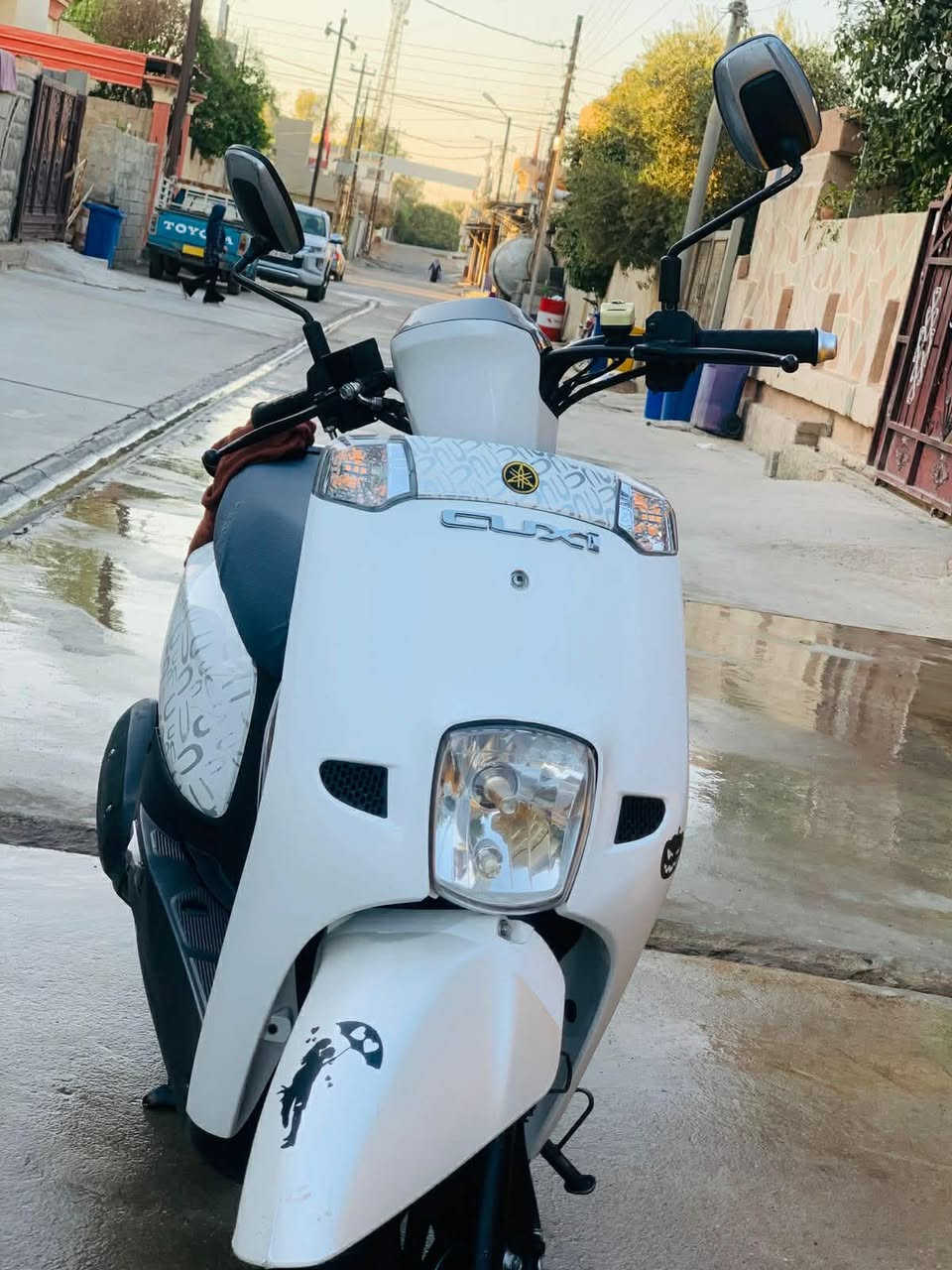 سلام عليكم دراجة للبيع ياباني نضافة فول خير من الله سعر 850 بي مجال  مكان كركوك تازة رقم ***********
