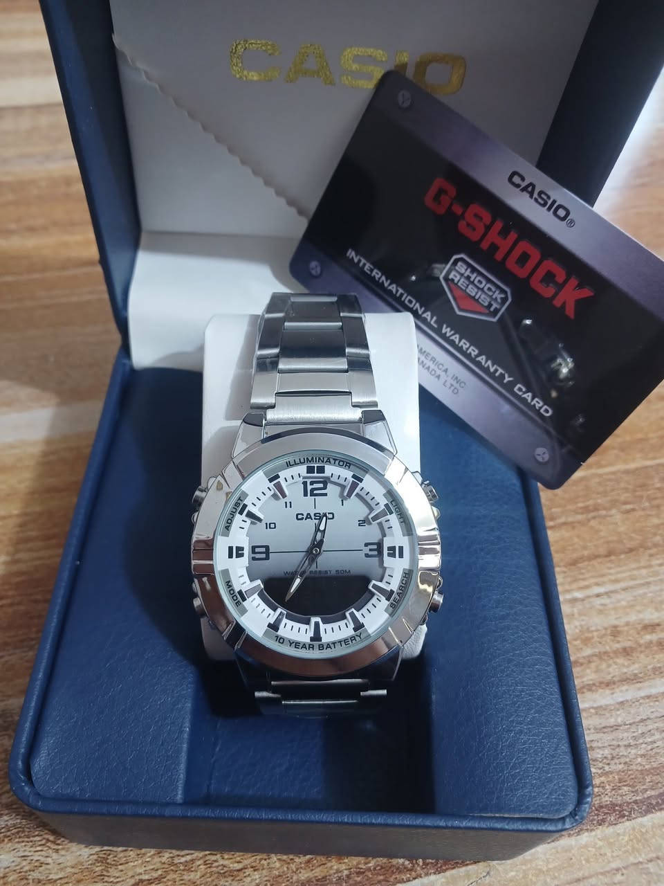CASIO  G-SHOCK
ساعات رجالية رياضية 
تصنيع اليابان 🇯🇵
دبل تايم   رقمي / عقارب 
عرض تايخ الشهر 
مؤقت رياضي 
منبه 
اضاءة ليد 
مقاومة عالية للمياه 
 ستانلس ستيل 
 كلش جميله اهديها الصاحبك الاقاربك الزوجج هدية 🎁 🎁🎁🎁🎁
السعر 28 الف  مع التوصيل  مع علبته الاصليه
ملاحظة متوفره قطعه وحده فقط 
بالعافيه الي ياخذها


**إذا كنت صاحب هذا الإعلان وتريد حذفه لأي سبب، رجاءا أرسل رسالة إلى الدعم الفني**