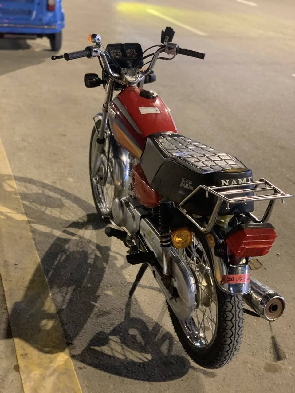 سلام عليكم دراجه ايراني تعمير كله اصلي شاصي أوراق بسمي سعر خاص لمو شراي لا يتعبني رجاء وهاذه رقمي ‭٠٧٧٨ ٢٦٥ ٤٣٤١‬
