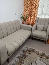 كنبة 3 مقاعد • كرسين • الزعفرانيه