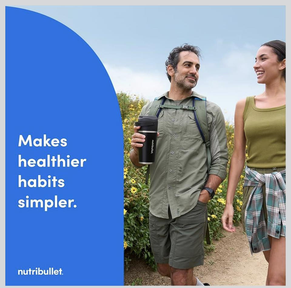 متوفر من امازون ماركة ‏nutribullet خلاط شحن💐

خلاط نوتري بوليت فليب المحمول مع كوب، أسود، NBPB1035

بفضل حجمه الصغير المناسب للسفر ومقبضه المريح، يُعدّ جهاز Flip رفيقًا مثاليًا في جميع مغامراتك.

صُمم كوب بلاستيك تريتان المتين وغطاء السيليكون المريح ليتحمل جميع أنواع الخلطات.

يتميز جهاز Flip بمحرك عالي العزم بقوة 11.1 فولت، مما يمنحه طاقة بطارية أكبر بنسبة 50%* من معظم الخلاطات المحمولة القياسية، وهو قادر على خلط الثلج، ومعظم الفواكه المجمدة، والعديد من المكونات الطازجة لتحضير عصائر سموثي لذيذة أثناء التنقل.

جديد👍
السعر ٤٠ الف💐


**إذا كنت صاحب هذا الإعلان وتريد حذفه لأي سبب، رجاءا أرسل رسالة إلى الدعم الفني**