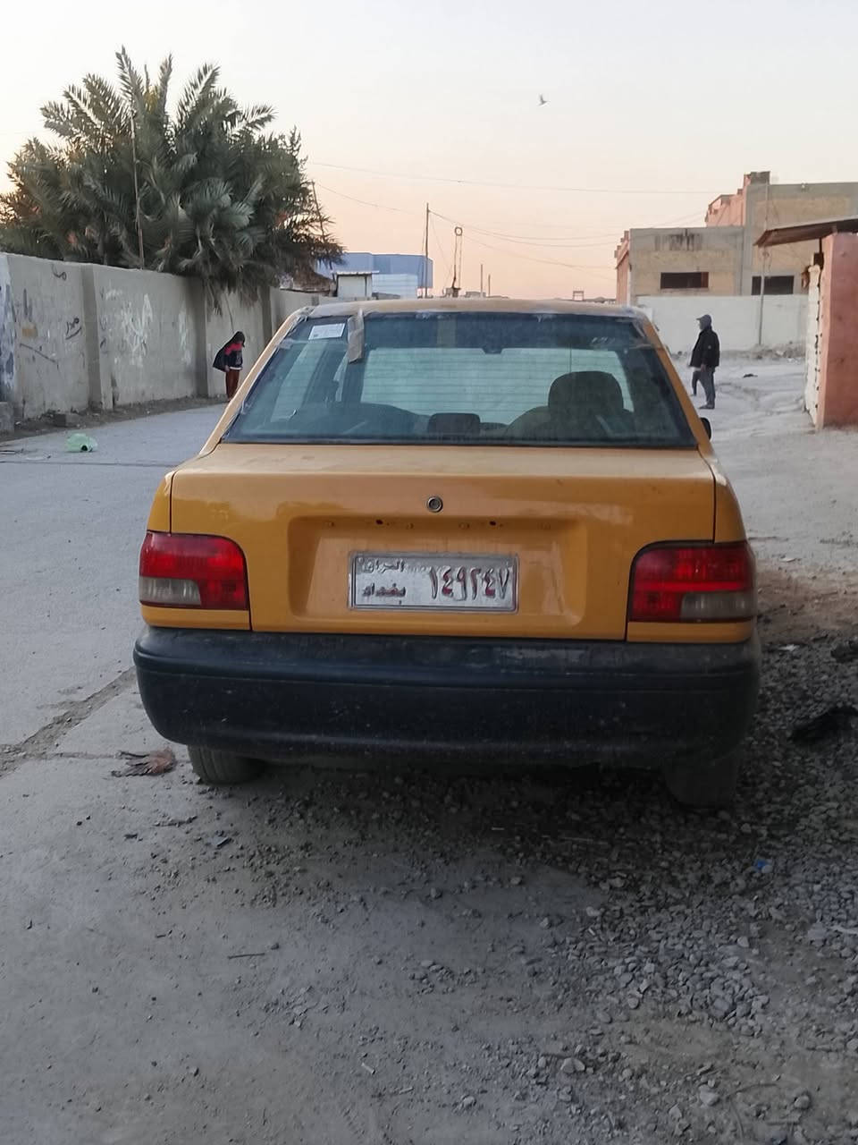 اسلام عليكم سايبه للبيع موديل 2012
مصبوغه صبغ عام عوزه فقط تاير وباتري رقمه احمر  مكاني بغداد مدينه الصدر 
الرقم. ***********
