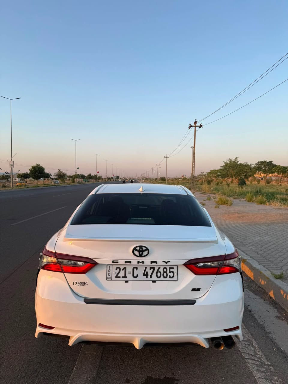 2022 Toyota Camry · Sedan · المسافة المقطوعة: 4700 كم

تويوتا كامري 2022
مواصفات se
مسافه مقطوعه 47mil
شرط تحويل 
سعر 210$ بي مجال بسيط 
للاستفسار رقم ***********
حادثها ثلاث قطع فقط كركوك, العراق
