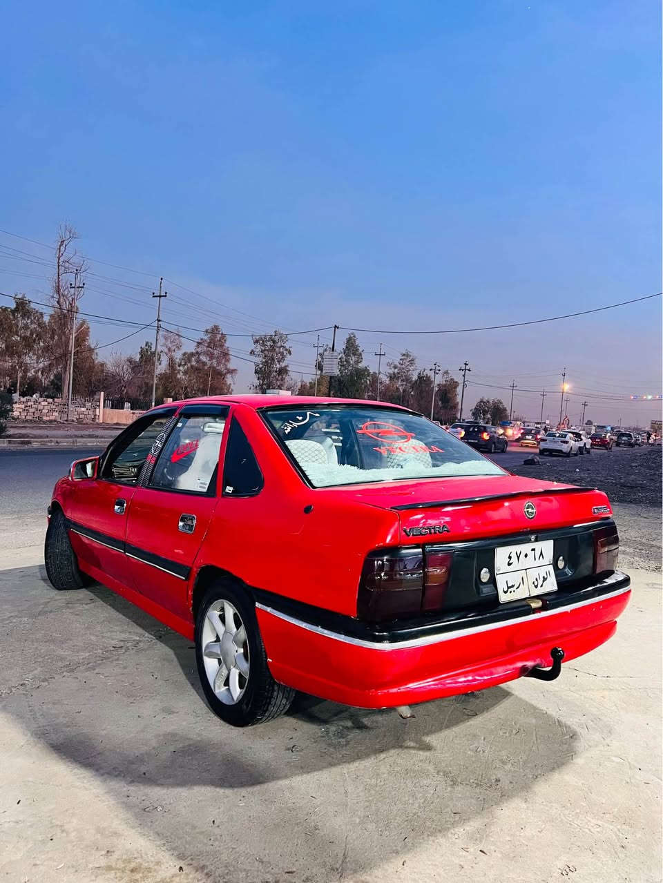 ئۆپڵ ڤیکترا مۆدیل١٩٩٠
مەکینە ١٨گێرعادی عام بۆجوانی 
بەدەنەی پێشی گۆراوە بێ لێدران بێ دەعم سعری٣٧$مجال
***********ڤایبەر واتسئاپ أربيل, العراق
