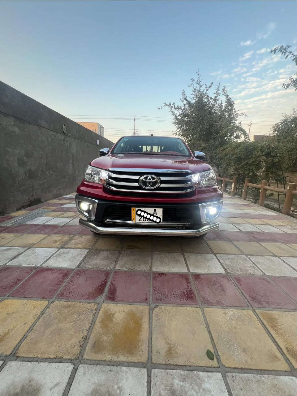 سلام عليكم 

للبيع بيكم هايلوكس 2019 فورويل 4سلندر
لون احمر رقم قادسية انكليزي بأسمي تحويل ثاني يوم 
مكان بغداد حي البتول 
السعر 280 وبيه مجال بسيط 
الرقم *********** / ***********
