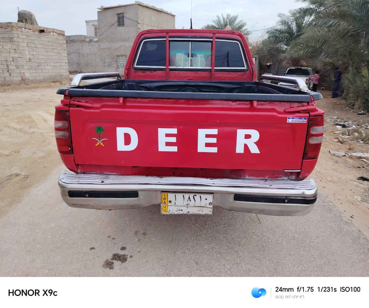 السلام عليكم سياره دير 2012 سياره جديده  رقم بابل  مشروع وطني مكفوله من الضربه والتبديل مكينة وكير وحداديه تخم تاير شرط السعر 48 للاستفسار *********** ملاحضه مكلف بالنشر مكان السيارة مفرك المشخاب
