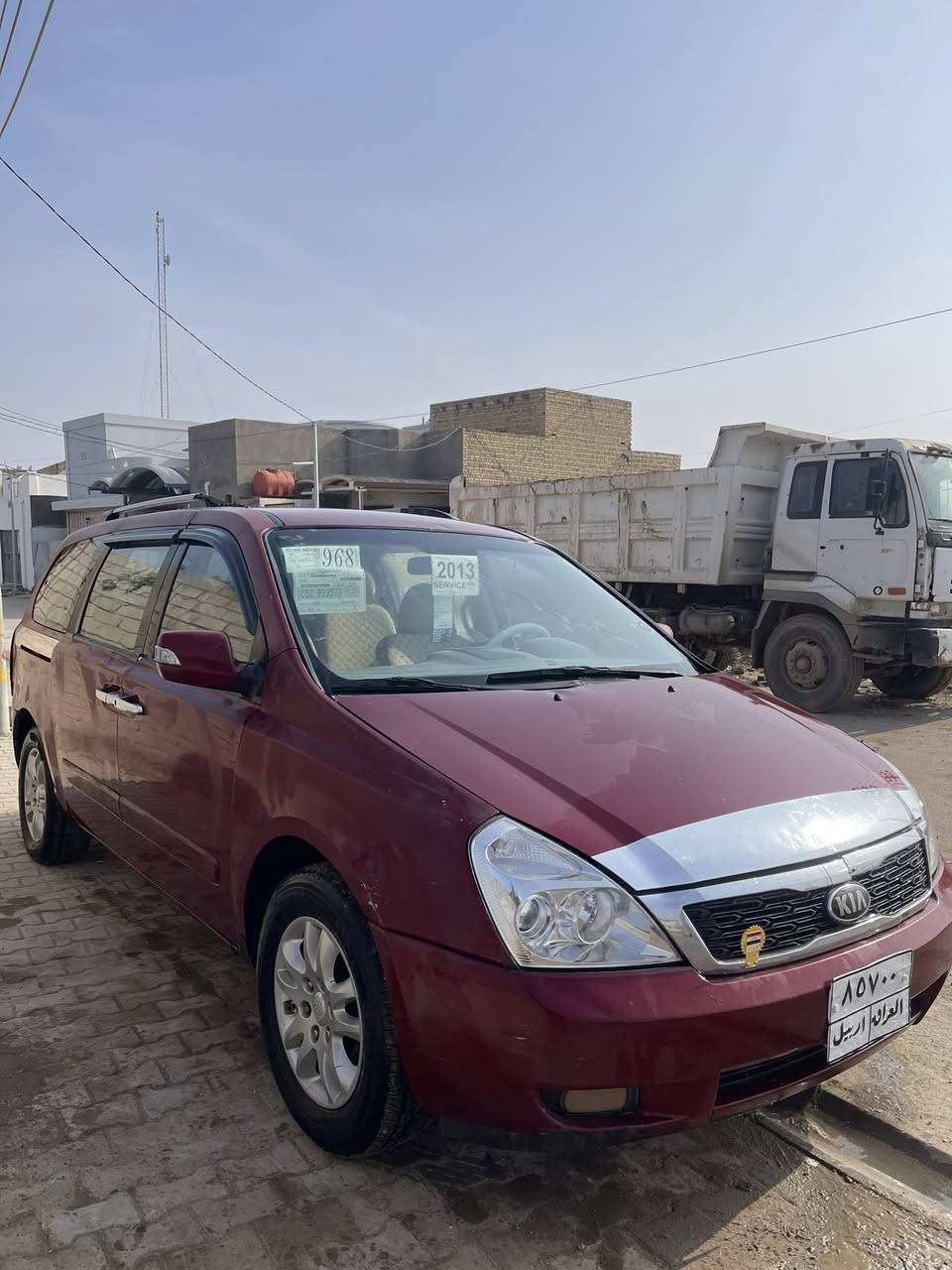 تم اعاده النشر
سلام عليكم كيا سيدونا موديل٢٠١٢ رقم اربيل بسم شركه سنويه نافذه وكاله فقط  جاهزه محرك ٣٨٠٠كير جديد حداديه ٧٠٪؜ بيها ضربه خفيفه بجاملغ الخلفي لسياره بيها جراد تخم تاير جديد كهربائيات كلها شغاله دوشمه جديده السعر٧٠وبيها مجال قليل مكان السياره الديوانيه قضاء الحمزه  باقي التفاصيل اتصل برقم ‭٠٧٨٣ ٥٩٣ ١٨٣٦‬
