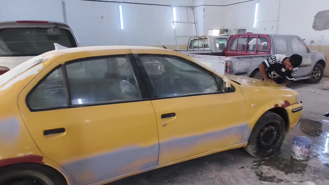 سلام عليكم اليوم شغلنه هاي السمند صبغ جزام قبل وبعد ومن تكمل اانزلكم اتصال ***********
