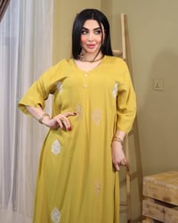 دشداشة مطرزة • كشمير • 2XL-5XL