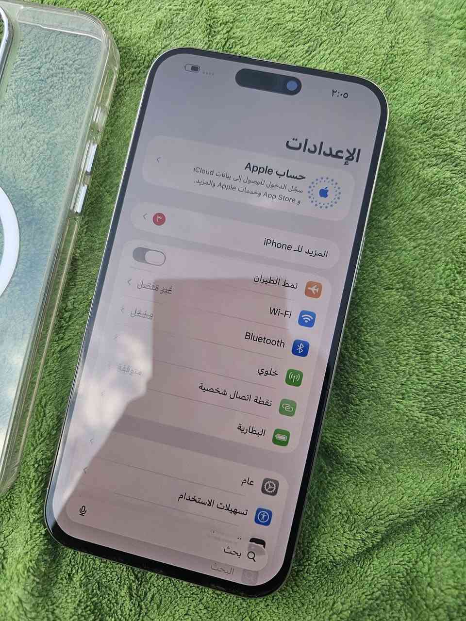للبيع فقط ايفون 15برو ماكس ذاكرتة 256 بطارية100 مبدلة اصلية
والشاشة مبدلة الوانها تخبل لمس حلو وماتعلك ولاتشكل نوعيتها Hard oled فيس ايدي شغال  كامرات شغالة اتصالة شغال الانترنت الصوت كلشي بي شغال طبيعي 100% مابي اي خلل
ب640الف قفل
 مكاني بغدادجديدة توصيل ماعندي شراي خاص او تعلق ادزلك رقمي لاتعلق بسعر تكسر بي كبل احضرك جهاز نضيف وحلو مابي مشاكل وشاشة نوعيتها حلوة مو تجارية هذني الكوبي مال سوگ


**إذا كنت صاحب هذا الإعلان وتريد حذفه لأي سبب، رجاءا أرسل رسالة إلى الدعم الفني**