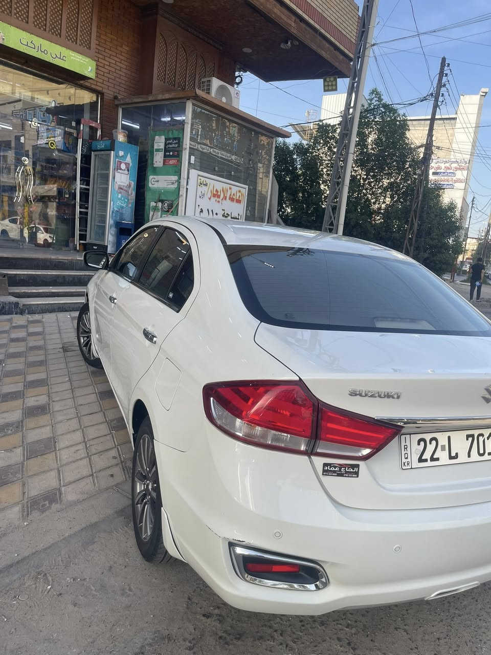 للبيع سازوكي ( سياز ) موديل 2023
المواصفات ✅
بصمة تشغيل
بصمة ابواب
تحكم ستيرن 
كروز سرعة 
كشنات جلد 
حساسات
قطعتين تبريد 
مري شفط كهرباء  + اشاير بالمري 
لد امامي 
ويل كب كروم 
سبير ما نازل
باتري جديد 
 
 
السيارة مكفولة جديدة ماعدا بارد بلجاملغ الامامي ع كد اصبعين  
رقم اربيل تريد وكالة او تحويل بلي يعجبك 
 
السعر ١٣٥وبيها مجال  والسيارة بلواقع احلة هواي من الصور 
***********
