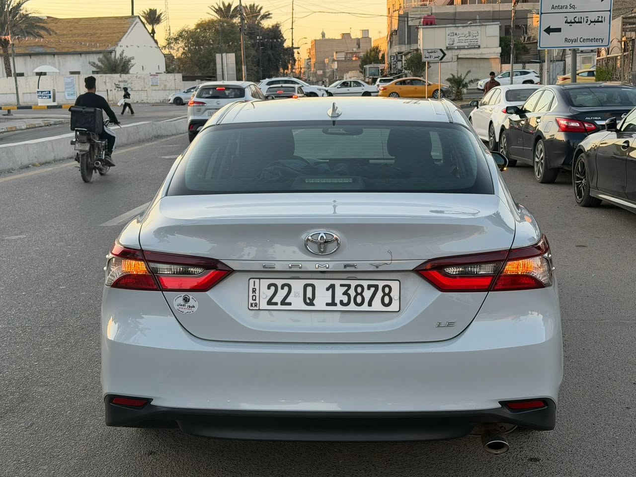 السلام عليكم
تيوتا كامري 2023 ماشيه 65 الف فئه LE محسن لون سموك وارد امريكي بصمه  تشغيل عن بعد رادار امامي ورادار خلفي نقطه عمياء كشنات كهربائيه بجم كبس 
الضرر قطعتين الابواب السكن والوراه مبدلات صوره الضرر مرفقه بالصور  
رقم اربيل بأسمي تحويل ثاني يوم
السعر 21.500 $ التواصل واتساب او اتصال ***********
المكان بغداد
تواصل مع الرقم انا مكلف بالنشر
