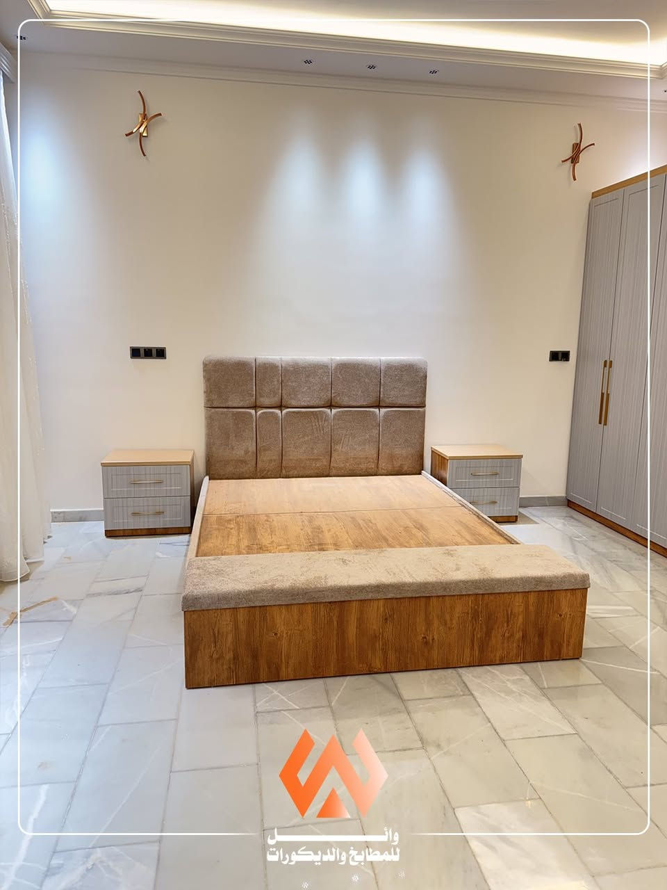 ⁨	تصميم وتنفيذ غرفة نوم بأسلوب يجمع بين الهدوء والفخامة 🤍
تفاصيل مدروسة، خامات مختارة بعناية، وتنفيذ متقن يضمنلك راحة تدوم سنين ✨
لأن غرفة نومك مو بس مكان… هي مساحتك الخاصة للراحة والسكينة 

للتصميم، التنفيذ، أو الاستفسار:
📞 *********** - ***********
📍 الأنبار – الفلوجة، حي الجمهورية قرب معمل إسفنج الفلوجة

.

.

.

#ديكور #فخامة #مطبخ #مكتب #تصميم غرف⁩⁩⁩⁩⁩⁩⁩⁩⁩⁩⁩⁩⁩⁩⁩⁩⁩⁩⁩⁩⁩⁩⁩⁩
