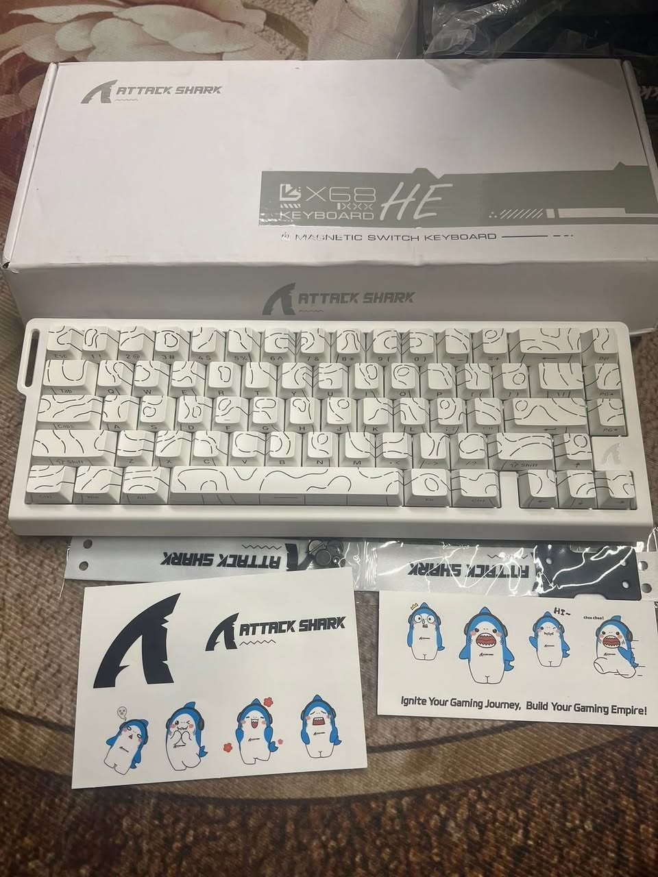 ترتيبات العيد كيبورد Attack shark X68 He مغناطيسي وماوس Attack Shark X3 Pro 8K ثنينهن 
100 وية التوصيل ثنينهن جديد غير مستخدم


**إذا كنت صاحب هذا الإعلان وتريد حذفه لأي سبب، رجاءا أرسل رسالة إلى الدعم الفني**