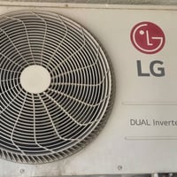 لللبيع سبلت نوع  LG INVERTER  انفيرتر  حجم طن ونص نظيف كلش  مابي اي تص...