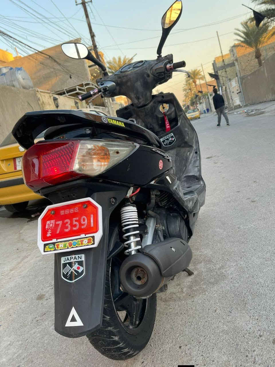 للبيع دراجه سكنس فحل دراجه حلوه ومناسبه واي نقص مابيها  مدينة الصدر كياره قرب مصرف  مبايل ***********  السعر 650
