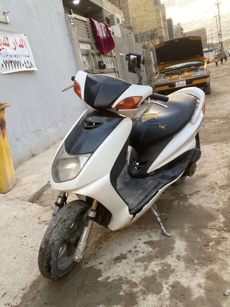 سلام عليكم دراجه سكنس كوري 140 خير من الله مبدل بيها بس زنجيل ما مفتوحه عده زنجيل نقصها جاملغ كدام السعر550وبيها مجال قليل الاستفسار***********
