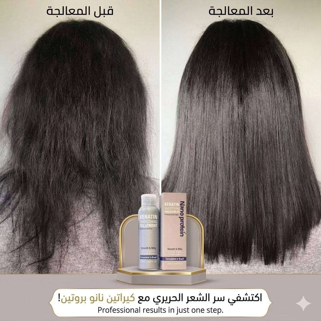 كيراتين نانو بروتين.. الحل السحري لشعر صحي وناعم! 😍
​استمتعي بشعر حريري ولامع مع كيراتين نانو بروتين! بتركيبته الغنية ببروتين النانو، يعيد لشعرك لمعانه وحيويته، ويخلصك من التقصّف والبهتان. احصلي على شعر صحي وجذاب مع كيراتين نانو بروتين! ✨
الحجز خاص واتساب***********
​#كيراتين #نانوبروتين #شعرصحي #شعرناعم #شعرجذاب #كيراتيننانوبروتين
