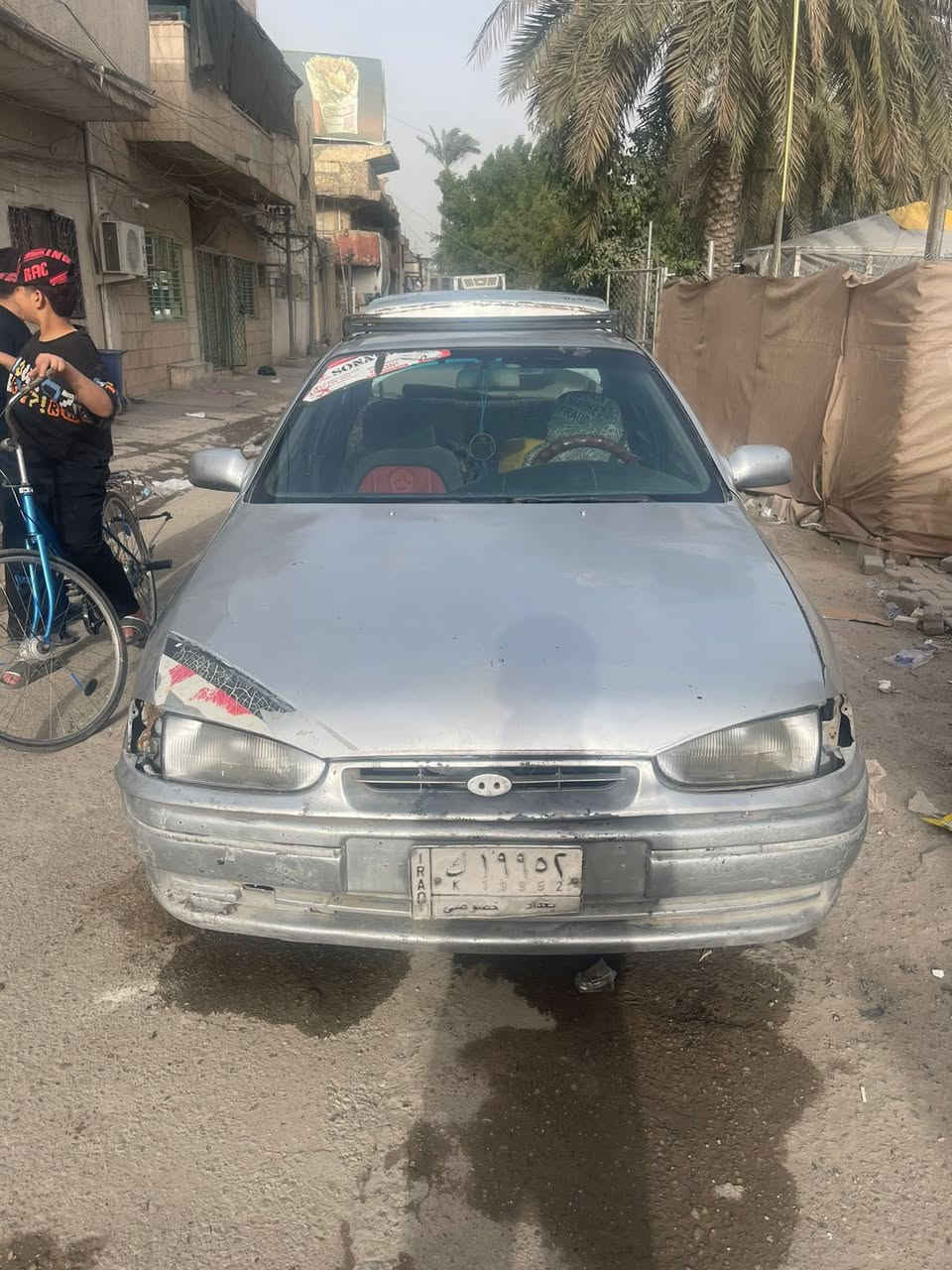 السلام عليكم للبيع موديل ١٩٩٣ عنوان بغداد كم سارة السعر ٢٠ ورقة للاستفسار على الرقم ***********

