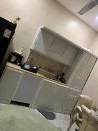 كاونتر المنيوم • ٢٤٠سم • سطح مرمر