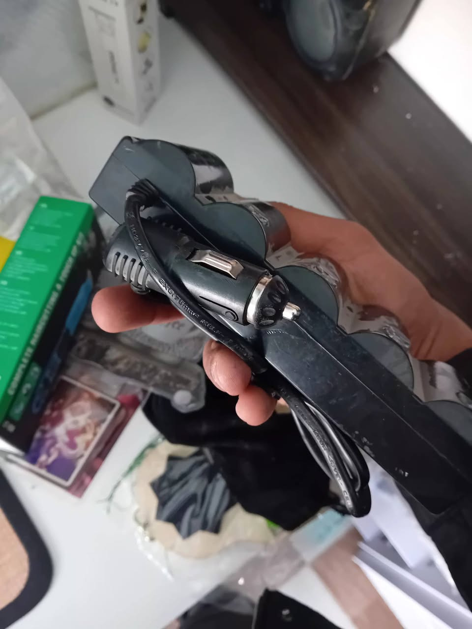 جلايه شحن تايب سي شحن يدوم ساعتين باله امزون اصلي مع منفذ تحديد موس ب 15000

تقسيم رباعي للسياره + UBS منفذين يشتغل على جداحه السياره ب 3000

لايت شحن تايب سي اصلي ب 3000

سماعه بلوتوث منفذ UBS ب 5000

الي ياخذ ٤ قطع فما فوق التوصيل مجاني


**إذا كنت صاحب هذا الإعلان وتريد حذفه لأي سبب، رجاءا أرسل رسالة إلى الدعم الفني**