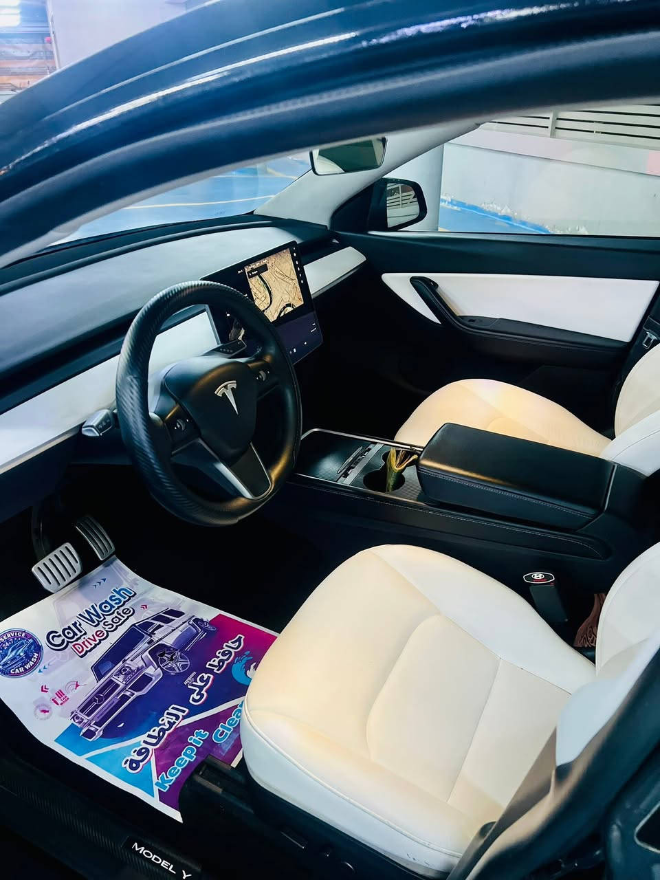 🚘 للبيع | Tesla Model Y Performance 2022
▪️ الموديل: 2022�▪️ القوة: 510 حصان�▪️ جنوط أصلية 21 إنج�▪️ نظام Dual Motor AWD�▪️ فرامل Brembo Performance�▪️ داخلية بيضاء الون نظيفة جداً�▪️ السيارة بحالة ممتازة وجاهزة، بدون أي مصاريف. 

بطارية ماطورات صدر كفالة 

رقم اربيل سنوية باسمي تحويل ملكية باي وقت �

▪️ يوجد صبغ 4 قطع، ومبين عند المعاينة. جاملغ سايق وجاملغ الخلفي جهة السايق/ وجاملغ وباب صدر / بجم سليم ايشي شواصي سليمة ويرباكات فقط بردة

—————-

💰 السعر: 183 ورقة (قابل للتفاوض للجادين)

📞 للاستفسار أو المعاينة، راسلني واتساب او الاتصال 
***********
عنوان بغداد / المنصور او البنوك
