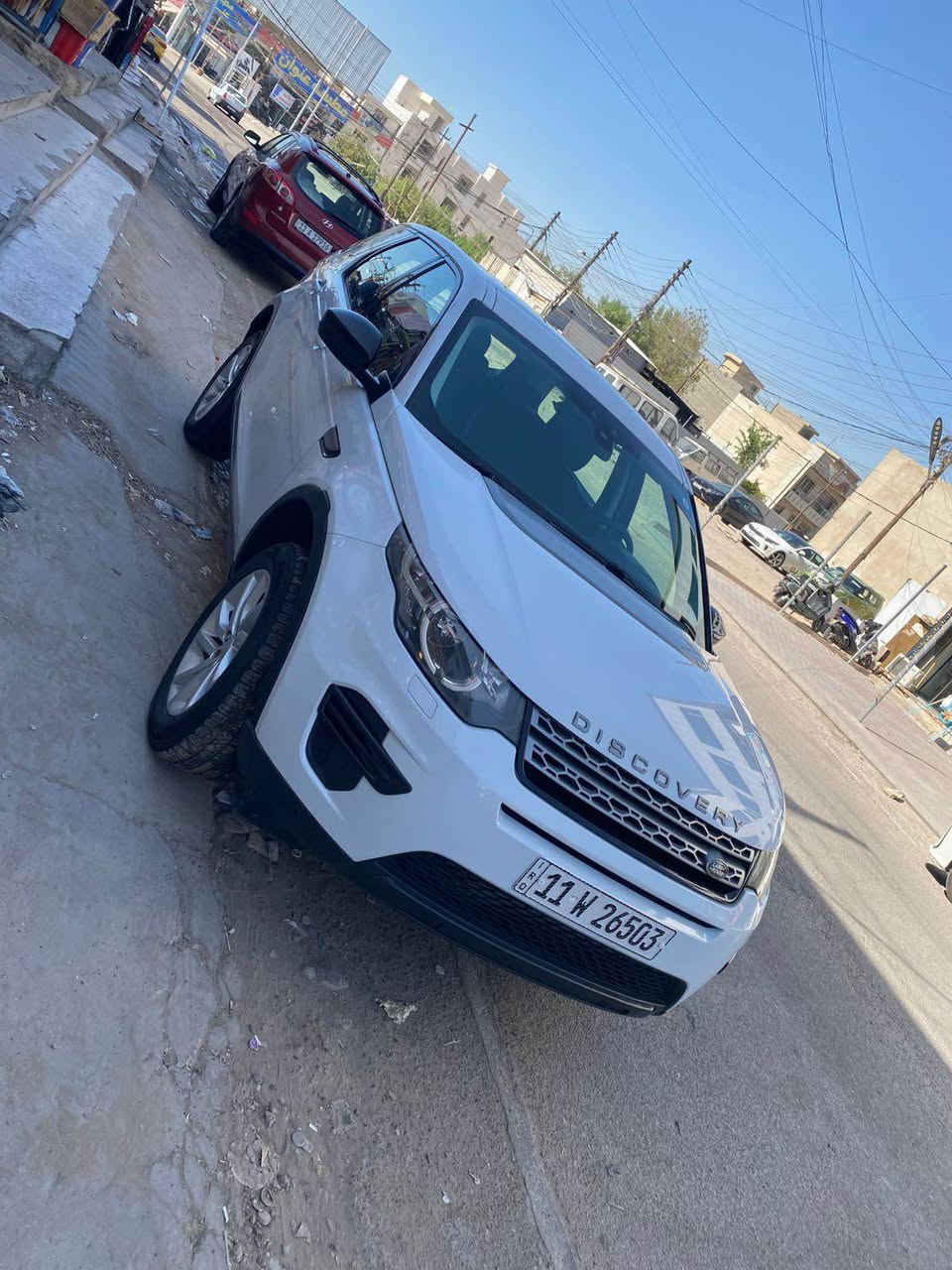 Land Rover- Discovery Sport
لاند روفر دسكفري سبورت 2016
وكالة سردار
 محرك 2.0 تيربو
 دفع رباعي
سقف بانوراما ثابت
 كامرة خلفية
 حساسات أمامية وخلفية 
 العداد 126 ألف كم فقط
 السيارة بحالة الوكالة
صبغ بيبان 2 اثر شخط بدون دواخل 
 موقع السيارة: بغداد - الغزالية
رقم صاحب سيارة *********** تحياتي بغداد, العراق
