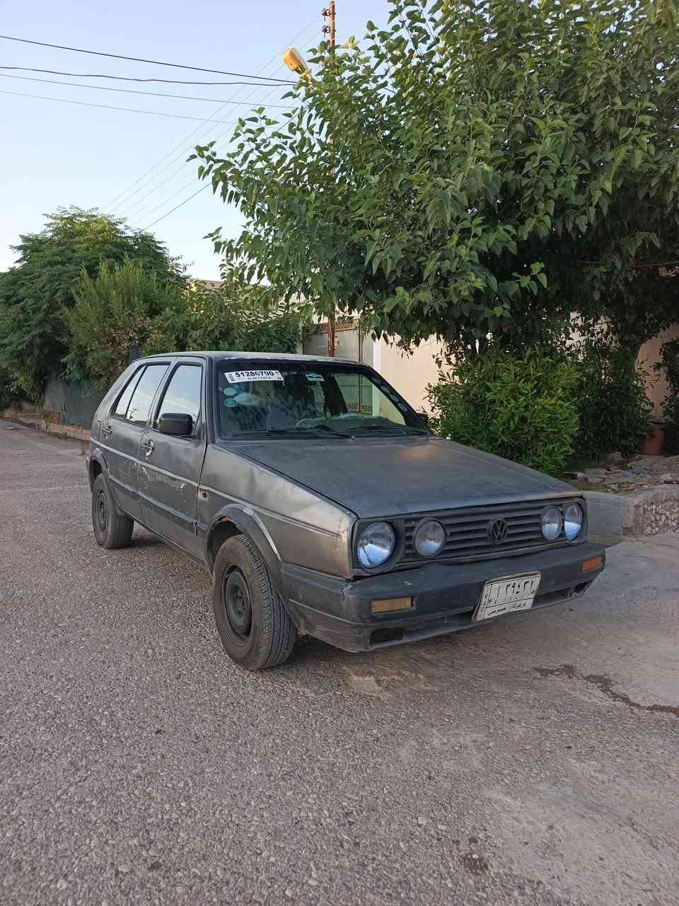 كولف موديل ١٩٩٠ رقم كركوك سنوية عظم عاج شرط تحويل من صاحب الشرعي أتصل   ***********  ----  ***********
كير اوتوماتيك محرك جيتا .... كوبون بنزين ⛽ موجود كير ومحرك شرط صدر شرط تايرات شرط كهربائيات كلها شغال دواخل كلش نظيف استيرن باور جام كهربائي سعر ٢٤$ وبيها مجال شراي اتصل بالرقم مكان سياره كركوك والرقم كورك بيها واتس اب وفايبر وتلكرام
