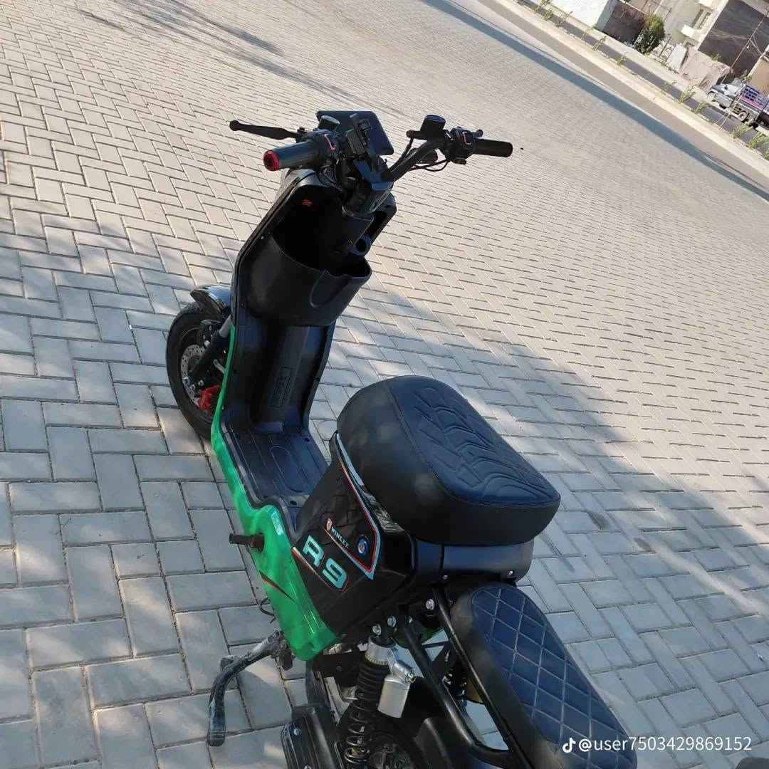 سلام عليكم دراجه شحن النوع r9 دراجه شخط ما بيهة دراجه جديده خمس بطاريات بيهة نضام بارك وrللرجوع للخلف بيهة بلوتوث كلوب عالي ناصي رماش هورن العنوان بغداد حي الجهاد رقم الهاتف ***********السعر 300وبيهة مجال
