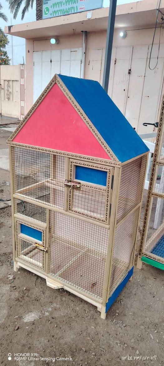 السلام عليكم قفص بلابل جديد شغل درجة اولى
سعر 40 
قياس طول 125
عرض 70
نزال 40 
رقم ***********
***********
موقع ديالى شهربان قرب جسرمهروت
