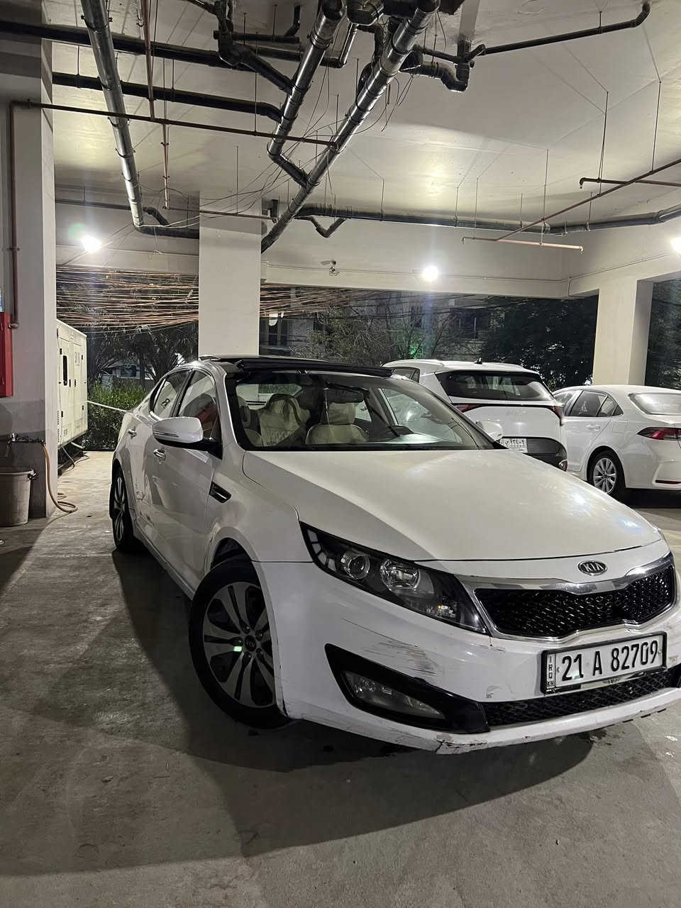 السلام عليكم
اوبتما خليجي فول مواصفات 
بنورما قطعتين ، كشنات خزن ، حساسات خلفية ، انطمة قيادة ، كروز سرعة ، الخ 
فول الفول ١/١ 
موديل ٢٠١١ 
محرك ٢،٤ دوش 
صبغ اربع قطع وملاون ربع  قبق جنطة 
( سيارة بدون دواخل ) 
يعني شاصي بدنة حوض كفالة
رقم سليمانية جديد محولة بأسمي 
مكان كربلاء حي الحسين 
سيارة نقصه فقطط درايم شفت 
يعني تبدله وتطلع لوين متريد 
حدادية نفض ذيج السنة نفضتهم
الراديتر مبدل منطومة كاملة زيتي 
يعني تنسة شي اسمة حماوة
والتبريد كذالك مبدل فريزر جديد وغاز 
يعني انسه التبريد بالصيف 
السيارة صارف علية 
مالتي مال جناي مو بياع شرة 
السعر ١٢١ وبيها مجال للشراي
للاستفسار ***********
