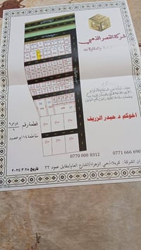 طريق كربلاء بغداد • مقابل تيل ١٥٥ • ١٠٠م