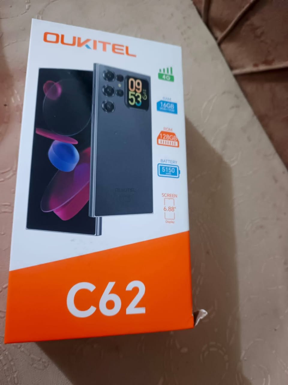 جهاز للبيع
اسمة OUklTEL C62
الذاكرة 128
عشوائية 12
ملحقات كاملة 
شخط واحد مابي 
تواصل على هاذا الرقم 
***********
نضافة 100/100

