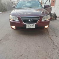 عندي هونداي سوناته موديل ٢٠٠٩ خليجي مصبوغه عام اثر جراد بدون قطره معجو...